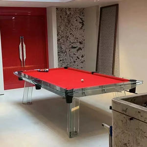 2025 nuevo diseño Superior moderno 8 pies acrílico <span class=keywords><strong>transparente</strong></span> mesa <span class=keywords><strong>de</strong></span> billar con parte superior <span class=keywords><strong>de</strong></span> <span class=keywords><strong>pizarra</strong></span> - Product Image 2