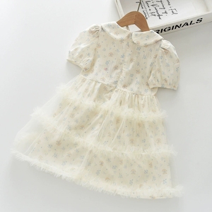 ชุดเดรสเด็กผู้หญิงน่ารัก ผ้าซาติน ระบายอากาศได้ดี ทรงบอลกาวน์ ยาวระดับเข่า สำหรับงานวันเกิดและงานเลี้ยงประจำวัน - Product Image 5