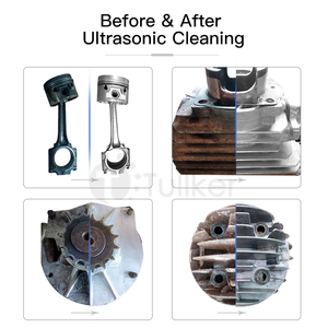 Nettoyeur à ultrasons industriel Tullker 38-1500L à tirage lent semi-automatique pour pièces automobiles, <span class=keywords><strong>carburateur</strong></span>, turbo, réservoir de trempage DPF 80 kHz - Product Image 5