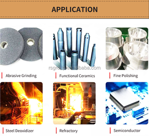 Заводская цена 99% высокой чистоты черный карбид кремния мелкий порошок SiC зерно - Product Image 4