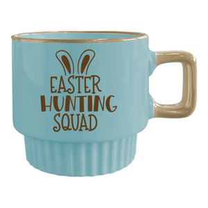 Manufacturer Supplier Blue Premium Quality Eco-Friendly Ceramic <b>Cup</b> for Home Use <b>Easter</b> Business Gifts - Product Image 1