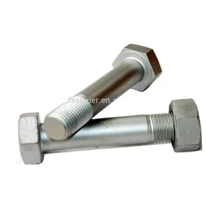 Factory Provides China Manufacture Zinc Plated Metal DIN 931 Bucket Bolt With Nut And Washer