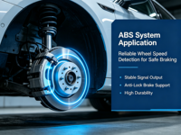 Capteur de vitesse de roue ABS, pièces automobiles personnalisées OEM pour Mercedes Benz BMW Audi Volkswagen Toyota, fourniture directe d'usine