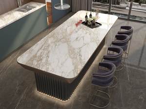 Piedra Sinterizada con Aspecto de Mármol, Mármol Artificial para Azulejos de Piso Interior y Decoración de Paneles de Pared, Mármol Taj Mahal - Product Image 3