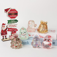 Miminglo Jouet de relaxation Miming scintillant de Noël, ensemble Miming multicolore brillant pour les fêtes