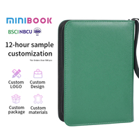 MINIBOOK Classeur TCG pour cartes, en cuir PU, 360 pochettes, matériau sans acide, qualité archivistique, pour cartes sous protège-pages