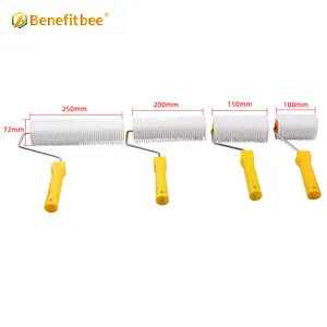 Benefitbee 塑料蜂蜜取消盖滚筒蜂窝解除蜂胶工具
