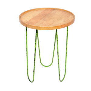 Modern High Quality <b>round</b> wooden <b>Side</b> <b>Table</b> for Living Room Different Designs with Metal Wooden Base for Coffee <b>Tables</b> - Product Image 2