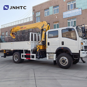 טנדר מטען מונית 4*4 6 גלגלים למונית שורה כפולה עם מנופים טלסקופיים בום 8 טון מרוכבים - Product Image 2