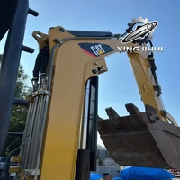 Mini-excavatrice sur chenilles Caterpillar 303E CR d'occasion, 3 tonnes, moteur CAT d'origine, faible nombre d'heures, petite pelle pour la rénovation de jardin