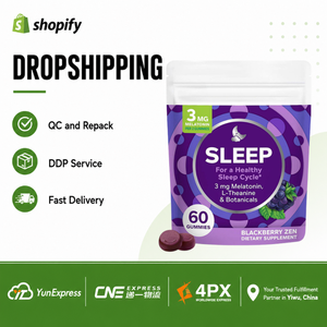 Gomitas de Melatonina para Dormir, Dulces Suaves para Adultos, Apoyo para el Sueño Nocturno, Agente Profesional de Dropshipping Ofrece Productos - Product Image 1