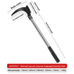 Faucille multifonctionnelle HH pour désherbage horticole, déracinement d'arbres, nettoyage agricole et jardinage - Product Image 4
