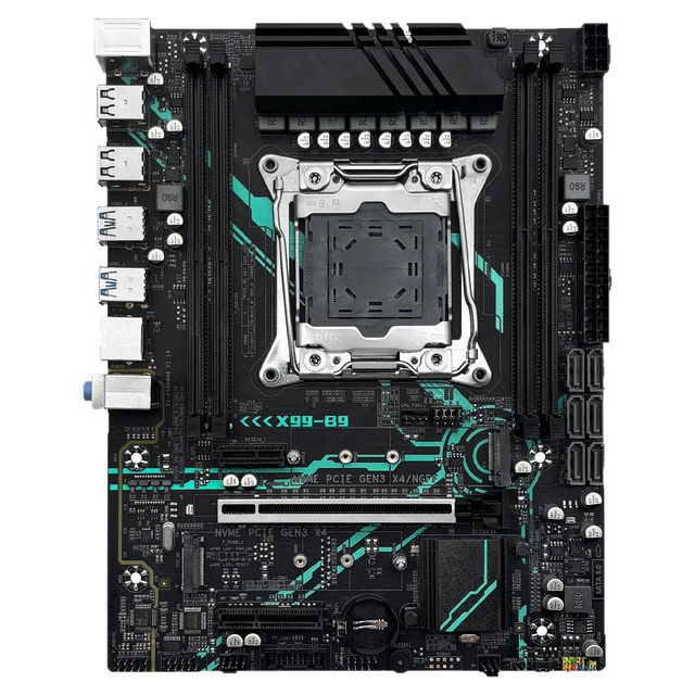 Mechanic B9 X99 C612 Chip Motherboard LGA2021-3 with NVME NGFF M.2 Support Intel Xeon E5 Series Central Processor DDR4