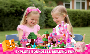 Bloques de Construcción Magnéticos para Niños, Juego Educativo SETM, Juego de Construcción DIY, Idea de Regalo para Niñas, Cubo de Construcción Magnético para Niños - Product Image 6