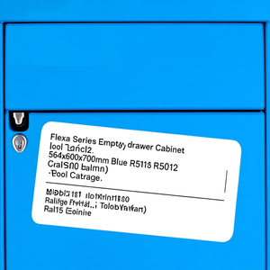 Fami Flexa Series Empty <b>Drawer</b> Cabinet 564x600x700mm Blue Ral5012 <b>Tool</b> Storage - Product Image 3