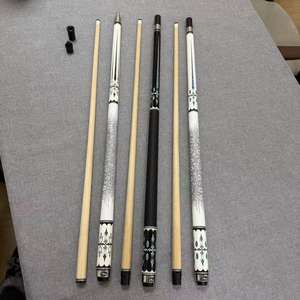 Queue de billard personnalisée de haute qualité en acier inoxydable à faible déflexion avec joint en bois d'érable du Canada - Product Image 6