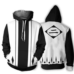 เสื้อสเวตเชิ้ตแขนยาวผู้ชาย พิมพ์ลาย 3 มิติ ลาย Bleach สำหรับคอสเพลย์ เสื้อฮู้ดถักไหมพรม ชุดวอร์มฤดูหนาว - Product Image 2