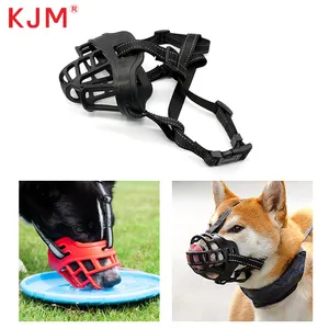 Pet Product Supplier Heavy Duty Dog Mouth Cover Basket Dog Collar Nylon Reflective Rubber Adjustable Dog Muzzle