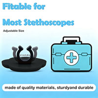 Breloques Stéthoscope Personnalisées en PVC Souple pour Cadeaux Décoratifs, Accessoires Mignons pour Stéthoscopes, Design d'Équipement Médical, Vente en Gros