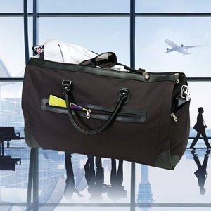 Bolsa de lona plegable 2 en 1 para ropa, tipo Duffel, multifuncional, para viaje, de fábrica BSCI - Product Image 6