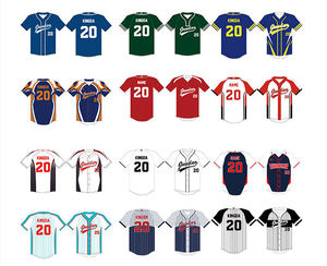 Personalizable Adultos Dry Flex Béisbol Satén Jersey Reversible Sublimación Impresión Transpirable Anti-UV Antibacteriano Poliéster - Product Image 5