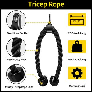 CZFFIT Accesorio para Tríceps, Accesorios para Máquina de Cable para Gimnasio en Casa, Accesorio para Peso de Fitness para Ejercicios de Tríceps y LAT - Product Image 4