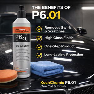 GRAPHONEX KochChemie P6 01 Professional One Cut & for <b>Polish</b> Swirls Reveal Shine Aluminium Oxide 250ml - Product Image 5