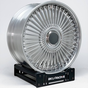 Jantes BZY forgées en <span class=keywords><strong>2</strong></span> parties 5x120 de 23 et 24 pouces, jantes en alliage personnalisées à rayons multiples pour <span class=keywords><strong>Rolls</strong></span> <span class=keywords><strong>Royce</strong></span> Phantom Cullinan Ghost <span class=keywords><strong>Wraith</strong></span> Spectre - Product Image 1