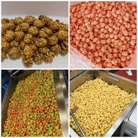 Machine de fabrication de pop-corn industriel automatique professionnelle de grande capacité Machine à pop-corn électrique au gaz sucré caramel aromatisé
