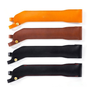Suitable for Theogonia FT-1 fire tongs leather case, PU leather charcoal clip <b>storage</b> bag, outdoor camping fire tongs <b>storage</b> - Product Image 5