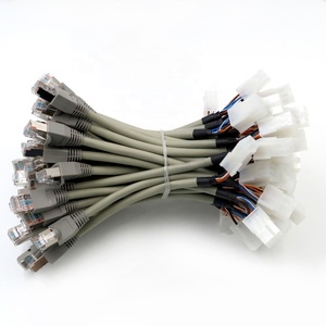 YZCONN 제조업체에서 제작하는 잭 45 네트워크 RJ45 이더넷 LAN 패치 네트 인터넷 전기 맞춤형 Cat 6 케이블 - Product Image 1