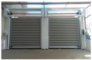 Nhanh chóng nhôm cách điện cửa nhà để xe kim loại tốc độ cao xoắn ốc con lăn màn trập cửa cán cửa - Product Image 5