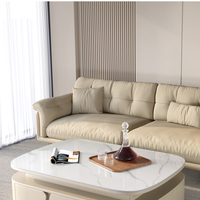 Nouvelle conception de meuble multimédia de luxe, meubles de salon, ensembles de meubles de salon, meuble TV en bois et table basse