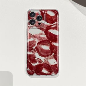 เคสโทรศัพท์มือถือ TPU ลายพิมพ์ริมฝีปาก<span class=keywords><strong>สี</strong></span><span class=keywords><strong>แดง</strong></span>สุดสร้างสรรค์สำหรับ iPhone x XR XS <span class=keywords><strong>11</strong></span> 12 13 14 15 16 17 PRO MAX AIR - Product Image 4