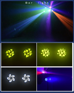 <strong>GigBar</strong> Pro 2-Pack DJ Lighting System with Stand RGB 6x5W 4-in-1 Par Lights Moving Head LED DMX512 Control IP33 Rated - Product Image 2