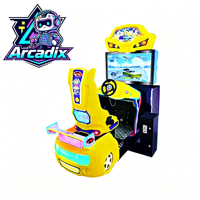 Machine de jeu d'arcade à monnayeur pour enfants, simulateur de course automobile, équipement de divertissement intérieur