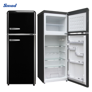 Réfrigérateurs rétro à double porte avec congélateur supérieur colorés pour usage domestique 252L - Product Image 3