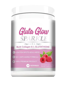 Cross Border Export Gluta Glow Sparkle <strong>Powder</strong> Vitamin C Biotin Enhanced Beauty Products for Adult Nail &amp; Hair OEM/ODM Available - Product Image 1