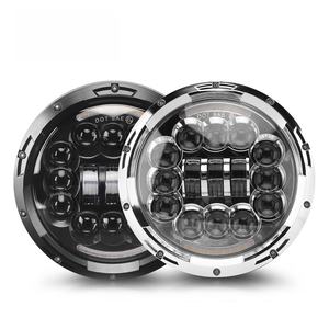 Phare LED rond de 7 pouces 90W pour Jeep Patriot, faisceau haut/bas avec feux de jour - Product Image 4