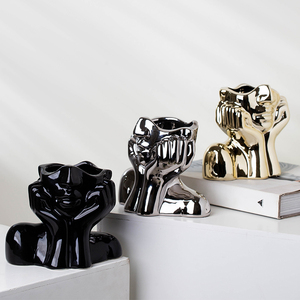 <span class=keywords><strong>Vaso</strong></span> per Fiori in Ceramica Elettroplaccata Stile Moderno Yuanwang, Vasi Decorativi per Interni in Bulk - Product Image 2