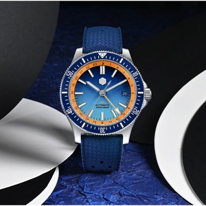 ซานมาร์ติน เมน GMT นาฬิกา 41 มม.นาฬิกาข้อมืออัตโนมัติ DIVER 20ATM Luminous Sapphire NH34 Ceramic Bezel Radien Dial - Product Image 3