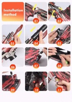KK Nouveau 75CM Électrique Gel Ball Blaster Automatique Éclaboussures Activités de Plein Air Blaster Batterie En Plastique PC pour Jouet Pistolet pour Garçons Équipe
