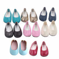 Chaussures de poupée miniatures en PVC personnalisées MSYO, chaussures pour poupées de 18 pouces pour filles, styles multiples, OEM, chaussures pour poupées de 18 pouces