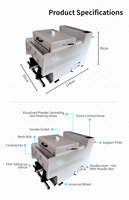 Four à secousses DTF automatique grand format 60 cm, fonctionnement stable pour les petites entreprises, impression par transfert DTF sur PET