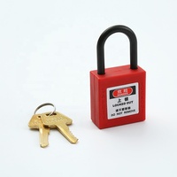 Cadenas de sécurité Loto miniatures colorés personnalisés, étanches, avec anse en acier, avec clé maîtresse, pour système de verrouillage et d'étiquetage, certifiés CE, garantie 1 an