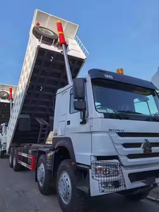 Camion benne HOWO à transmission intégrale, type châssis en U, avec portes latérales, 8x8, moteur diesel 371-420 ch - Product Image 5