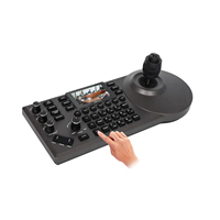Teclado de Control de Cámara PTZ Multifuncional con Joystick de Cuatro Dimensiones y Múltiples Protocolos de Control, Apto para la Mayoría de los Equipos