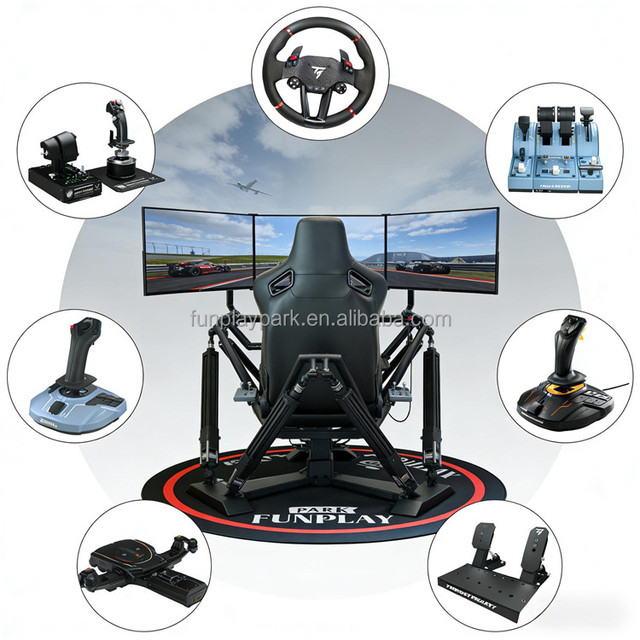 9D Virtual Reality Flight Simulator VR Cockpit Motion Arcade Equipment Outdoor Airport Adventure Parks Public Indoor PC