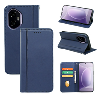 Étui de téléphone portable avec support magnétique rabattable et fente pour cartes pour Honor 200 Lite 500 Pro 500 600 Pro 600 X9C X9B
