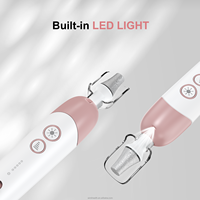 Perceuse à ongles Gel de polissage pour ongles 5 Modes lumière LED haute vitesse pour usage domestique électrique Portable manucure pédicure ongles